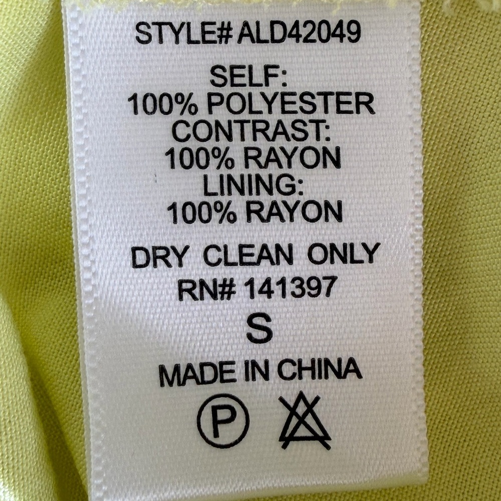 ASTR The Label Lemon Yellow Lace Midi Dress Wedding Guest Bridal Shower Spring - Picture 12 of 14